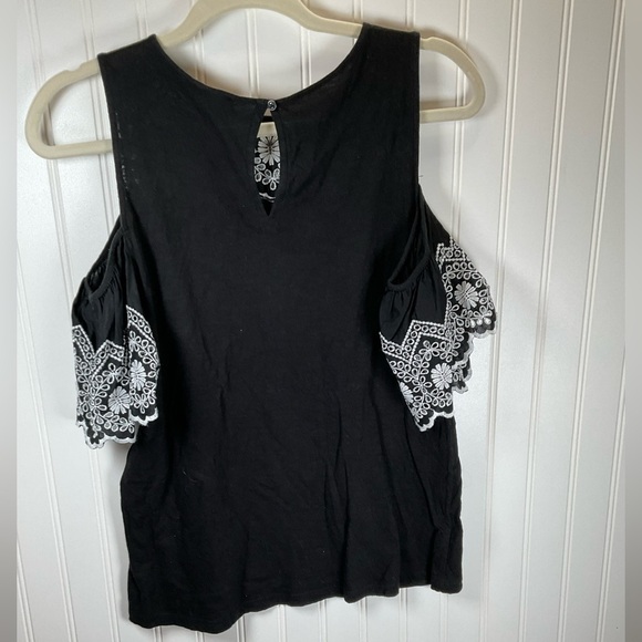 LOFT Cold Shoulder Sleeve Top XS - Picture 4 of 4
